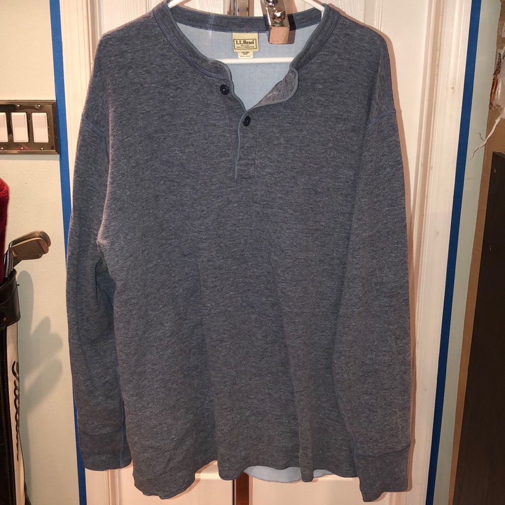 LL Bean Henley Pullover